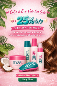 CoCo&Eve Hair Set Get 25% off!!!
