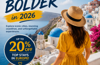 Travel bolder in 2026 with up to 20% OFF top stays in Europe!