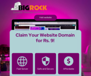 BigRock Grab Your .IN Domain for Just ₹9