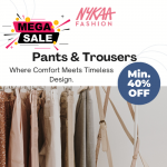 Nykaa Fashion- Get Min. 40% Off on Bottom Wear