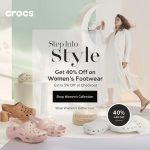 Crocs – Women’s Crocs Sale: 40% OFF + Extra 5% at Checkout