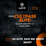 Cultpass Elite: Extra Rs 2500 OFF + 3 Month FREE