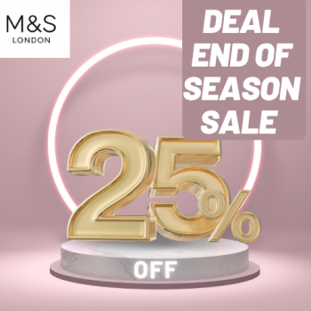 Marks & Spencer-DEAL End of season sale – flat 25% off