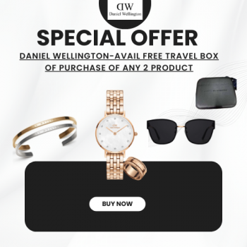 Enjoy comfort travel and elegance with Daniel Wellington products!