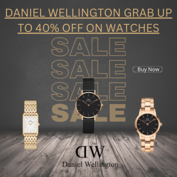 Enjoy sleek and elegant luxury with Up To 40% off On Watches