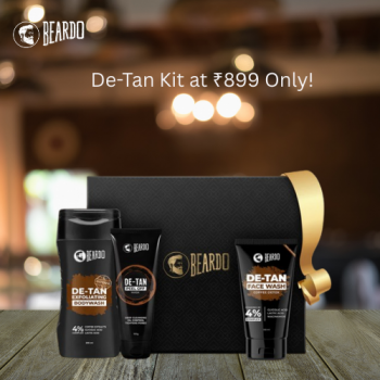 Beardo-Complete De-Tan Kit at ₹899 Only