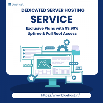 Bluehost Dedicated Server Hosting – 99.99% Uptime | Free SSL & Full Root Access