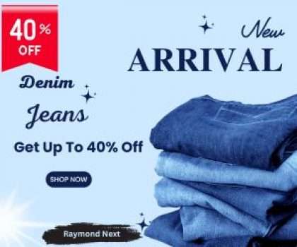 My Raymond - Get Up To 40% Off On Denim Jeans