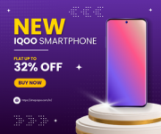iQOO FLAT 32% OFF on Buy Z7s Norway Blue smartphone