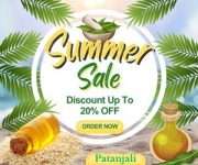Patanjali: Summer Offers - Flat 20% OFF On Orders