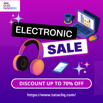 Get up to 70% OFF on the latest Electronic Gadgets.