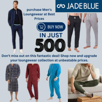 Shop For Men's Loungewear Starting at Rs.500