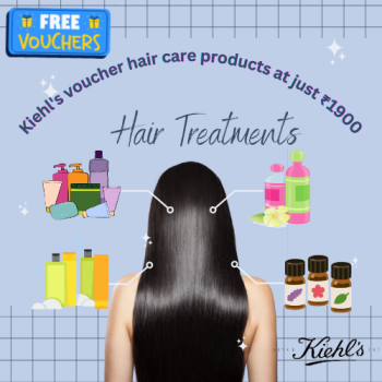 Kiehl's voucher hair care products at just โน1900