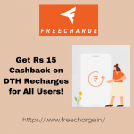 Get Rs 15 Cashback on DTH Recharges for All Users!