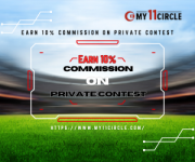 My11Circle Earn 10% Commission on Private Contest