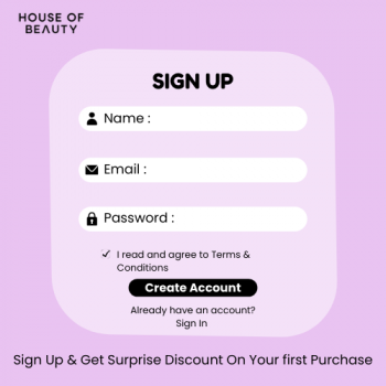 Sign Up & Get Surprise Discount On Your first Purchase