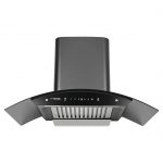 Eurodomo curved glass Kitchen Chimney