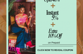 Lee-Exclusive Coupon Upto 40% + Extra 10% Off + Instant 5% (Upto Rs.100) Prepaid Off lee