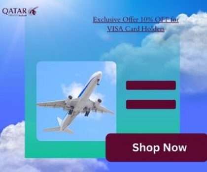 Qatar airways Exclusive Offer 10% OFF for VISA Card Holders