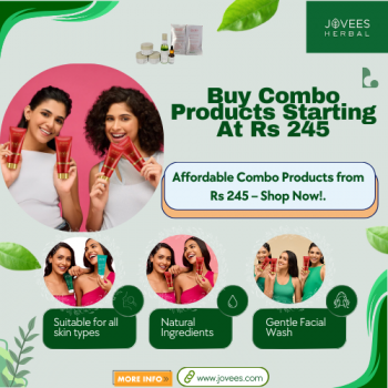 Jovees: Get Your Favorite Combos Starting at Only Rs 245