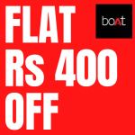 Flat Rs 400 OFF On Your Orders