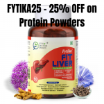 FYTIKA25 – 25% OFF on Protein Powders