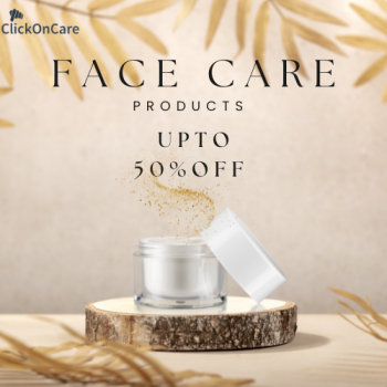 Clickoncare- Get upto 50% Off on Face Care Products