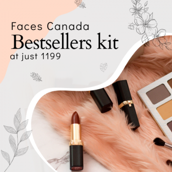 Faces Canada Bestsellers Kit at ₹1199 (Worth ₹1298)!