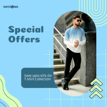 Save upto 45% On T-shirt Collection