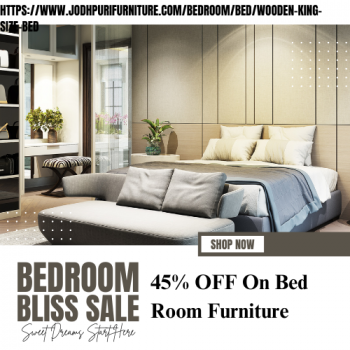 Jodhpuri Collection Up To 45% OFF On Bed Room Furniture