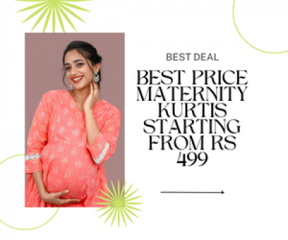 BEST PRICE Maternity Kurtis Starting From Rs 499