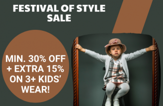 Tata CLiQ Festival Sale – Min. 30% OFF + Extra 15% on 3+ Kids’ Wear!
