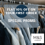 Marks & Spencer-Offer: Flat 10% Off on Your First Order