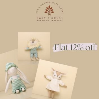BABY FOREST – Flat 12% off on soft and wooden toys