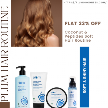 Flat 23% OFF On Coconut & Peptides Soft Hair Routine