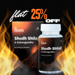 Flat 25% OFF – ForMen’s Shilajit & Ashwagandha Capsules