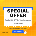 Flat Rs 100 OFF On Your Purchases