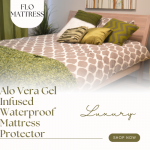 Flo Aloe Vera Gel Infused Waterproof Mattress Protector