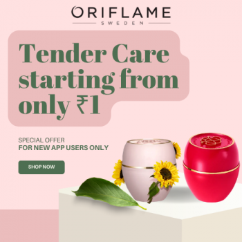 oriflame tender care starting from Rs 1