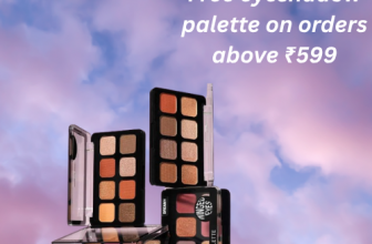 Insight Cosmetics -Free eyeshadow palette on orders above ₹599