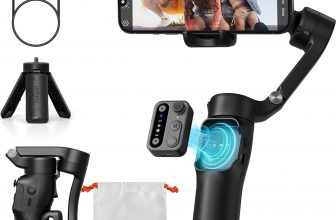 hohem iSteady X3 SE Gimbal Stabilizer for iPhone, Phone Stabilizer with Detachable Remote Control