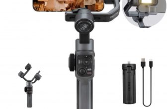 Zhiyun Smooth 5S Smartphone Gimbal Stabilizer 3-Axis with Built-in Fill Light for iPhone Android