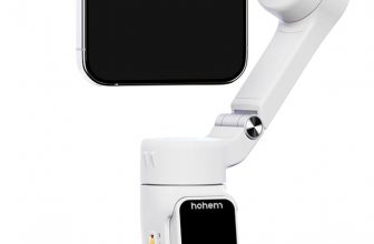 hohem iSteady V3 Ultra Gimbal Stabilizer for iPhone,Phone Gimbal with AI Tracking,Built-in Extendable Rod & Tripod,Fill