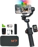 hohem Isteady M7 3 Axis Gimbal Stabilizer for iPhone and Smartphone W/AI Tracking,Detachable Touchscreen