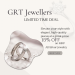 GRT Jewellers- Get 15% OFF on Silver Jewelry