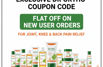 Exclusive Dr Ortho coupon code flat off new user orders pain relief products
