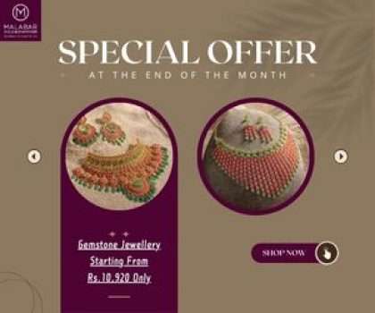 Malabar Gemstone Jewellery Starting From Rs.10,920 Only