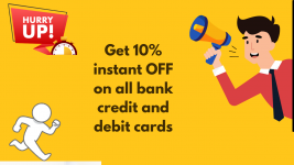 Croma-Get 10% instant OFF on icici and hdfc bank credit and debit cards