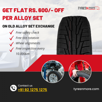 Get Flat Rs. 600/- off per alloy set on old alloy set exchange