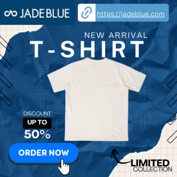 Jade Blue Get Up To 50% OFF On T - Shirts & Polo T - Shirts
